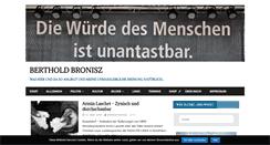 Desktop Screenshot of berthold-bronisz.de