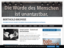 Tablet Screenshot of berthold-bronisz.de